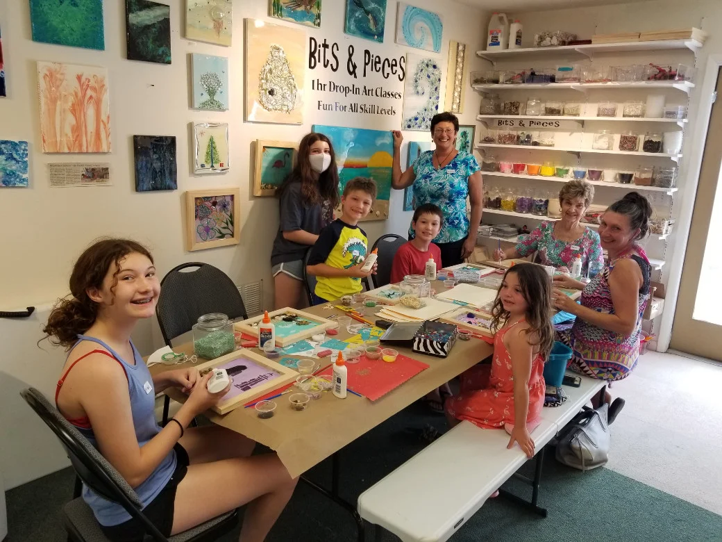 Art Parties on St. George Island, Florida